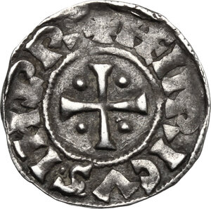 obverse: Pavia.  Enrico I di Baviera (1014-1024). Denaro