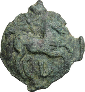 reverse: Northern Apulia, Luceria. AE Cast Nummus, c. 217-212 BC