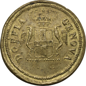 obverse: Genova.  Dogi Biennali (1528-1797), III fase (1637-1797). Peso monetale unifacie 