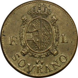 obverse: Milano.  Da Giuseppe II d Asburgo-Lorena (1780-1790) a Francesco II (1792-1797). Peso monetale unifacie 
