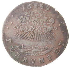 reverse: Olanda. Filippo IV. Token 1659. Ae. 