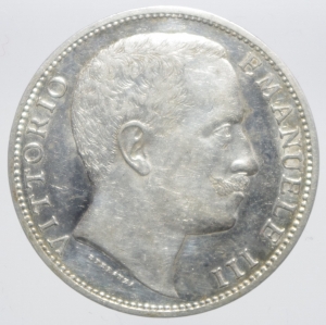 obverse: Casa Savoia. Vittorio Emanuele III. 1900-1943. 2 lire 1906. AG. Pag. 730. BB+\qSPL.Patina