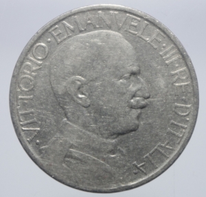 obverse: Casa Savoia. Vittorio Emanuele III. 1900-1943. 2 lire 1924. NI. Pag. 742. Mont. 162. MB+/BB.