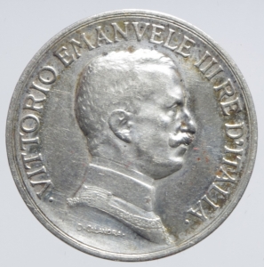 obverse: Casa Savoia. Vittorio Emanuele III. 1 Lira 1916. BB. R.