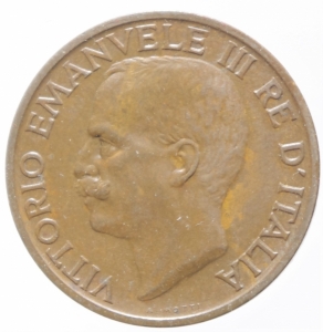 reverse: Casa Savoia. Vittorio Emanuele III. 10 centesimi 1921. BB+.