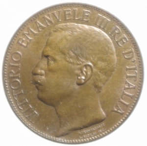 reverse: Casa Savoia. Vittorio Emanuele III. 10 Centesimi del Cinquantenario 1911. Pagani 863. peso 10,00 g. Diametro 30 mm.qFDC