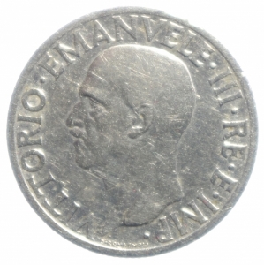reverse: Casa Savoia. Vittorio Emanuele III. 1 Lira 1936 Impero anno XIV. BB