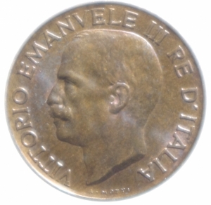 reverse: Casa Savoia. Vittorio Emanuele III. 1900-1943. 5 Centesimi 1930 spiga. FDC.