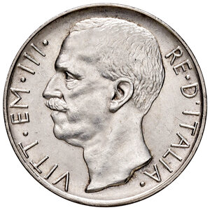 obverse: Savoia. Vittorio Emanuele III re d’Italia (1900-1946). Da 10 lire 1926 AG. Pagani 691. q.FDC