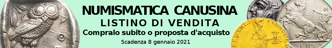 Banner Canusina listino di vendita