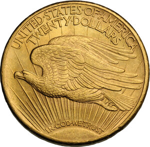 reverse: USA. 20 Dollars 1924