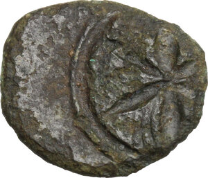 reverse: Uncertain Central Etruria. Incuse Centesimal Group. AE 2.5 Units, late 4th-3rd century BC