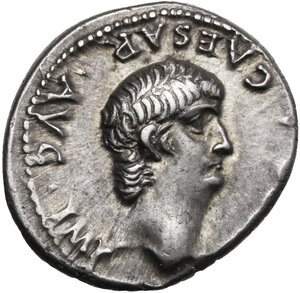 obverse: Nero (54-68). AR Denarius, Lugdunum mint, 60-61 AD