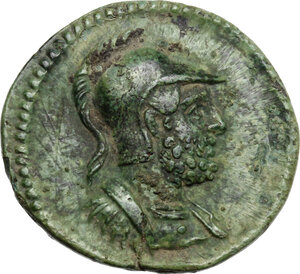 obverse: Anonymous issue, time of Domitian to Antoninus Pius. AE Quadrans, Rome mint