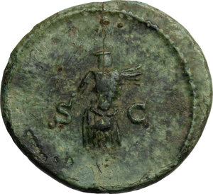 reverse: Anonymous issue, time of Domitian to Antoninus Pius. AE Quadrans, Rome mint