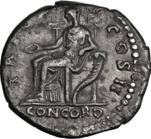 reverse: Aelius (Caesar 136-138). AR Denarius, Rome mint
