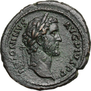 obverse: Antoninus Pius (138-161). AE As, 139 AD