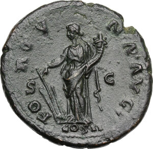 reverse: Antoninus Pius (138-161). AE As, 139 AD
