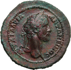 obverse: Antoninus Pius (138-161). AE Medallion, Philippopolis mint, Thrace