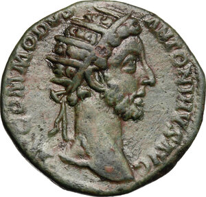 obverse: Commodus (177-192). AE Dupondius, 181 AD
