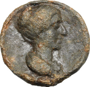 obverse: P. MAT. 2nd century AD. PB Tessera