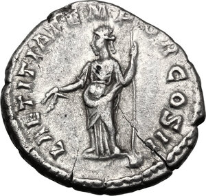 reverse: Pertinax (193 AD). AR Denarius