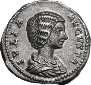 obverse: Julia Domna, wife of Septimius Severus (died 217 A.D.). AR Denarius, Rome mint
