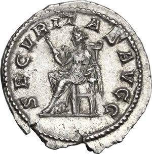 reverse: Gordian I Africanus (238 AD). AR Denarius, Rome mint, March-April 238 AD