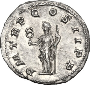 reverse: Pupienus (238 AD). AR Denarius, Rome mint