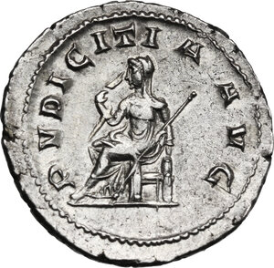 reverse: Herennia Etruscilla, wife of Trajan Decius (249-251 AD). AR Antoninianus, struck under Trajan Decius