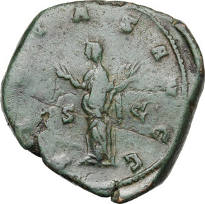 reverse: Trebonianus Gallus (251-253). AE Sestertius, Rome mint