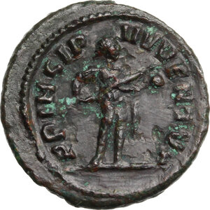 reverse: Constantius I as Caesar (AD 293-305). AE Fraction, circa 293-295. Rome mint