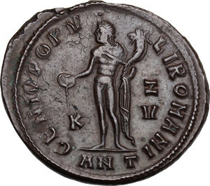 reverse: Constantius I as Caesar (293-305). AE Follis, Antioch mint, c. 300-301 AD