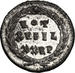 reverse: Constantine II as Caesar (317-337). AE Follis, Rome mint