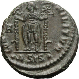 reverse: Vetranio (350 AD). AE 20 mm, 350 AD, Siscia mint