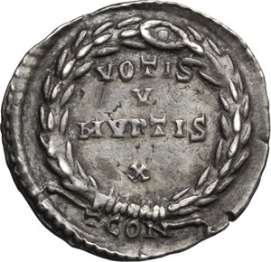 reverse: Julian II as Caesar (355-360). AR Siliqua, Arelate mint