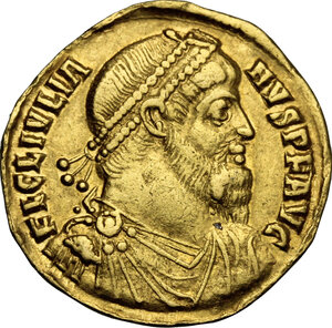 obverse: Julian II (360-363). AV Solidus, Antioch mint