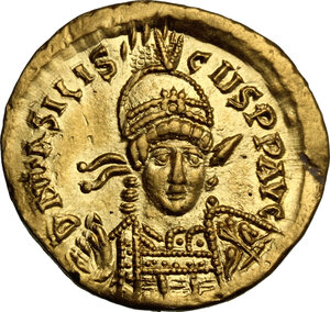 obverse: Basiliscus (475-476). AV Solidus, Constantinople mint