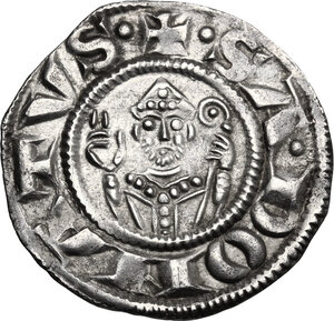 reverse: Arezzo.  Repubblica (Sec. XIII-XIV). Grosso da 12 denari, I serie