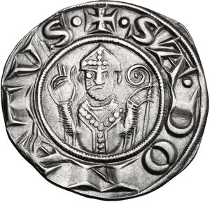 reverse: Arezzo.  Repubblica (Sec. XIII-XIV). Grosso da 12 denari, III serie