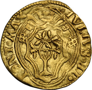 obverse: Bologna.  Giulio II (1503-1513), Giuliano della Rovere. Ducato