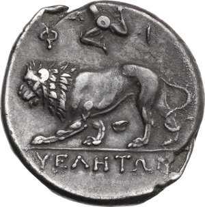 reverse: Northern Lucania, Velia. AR Didrachm, c. 300-280 BC