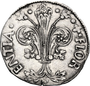 obverse: Firenze.  Repubblica (sec. XIII-1532). Grosso da 6 soldi 1478 I sem., Antonio di Giovanni di Antonio Pecorella Spini maestro di zecca