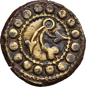 reverse: Firenze. Tessera mercantile, XIII secolo. Famiglia Peruzzi