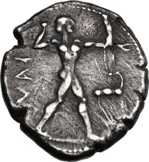 obverse: Bruttium, Kaulonia. AR Stater, c. 475-425 BC