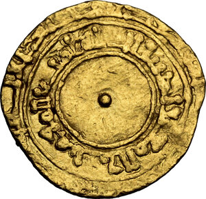 reverse: Palermo.  Al Muizz (341-365 a.H./ 935-975). Robai, 956/7