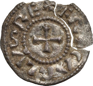 obverse: Pavia.  Carlo Magno (774-814). Denaro