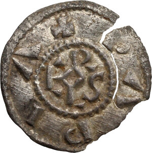 reverse: Pavia.  Carlo Magno (774-814). Denaro