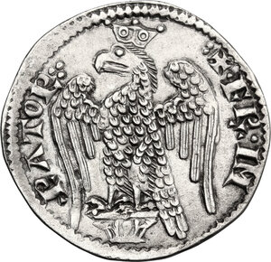 obverse: Pisa.  Repubblica a nome di Federico I (1155-1312). Grosso da 2 soldi o aquilino maggiore, post 1270