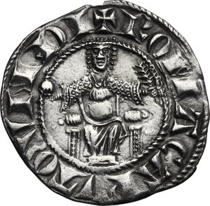 reverse: Roma.  Brancaleone degli Andalò, Senatore di Roma (1252-1255) e (1257-1258). Grosso